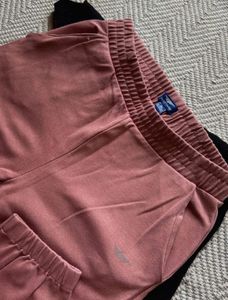 Stylish Black T-Shirt &amp; Pink Pants Set