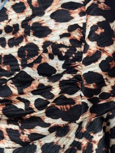Leopard Print Halter Neck Top