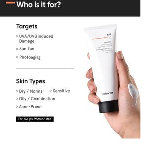 Minimalist Light Fluid SPF 50 Sunscreen