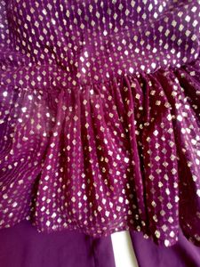Stunning Purple Lehenga Choli Set
