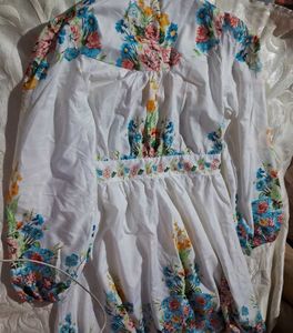 Charming Floral Mini Dress