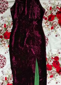 Velvet Maxi Dress