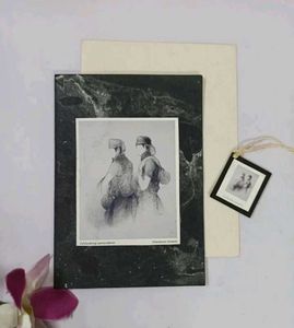 Greeting Card Blank With Matching Gift Tag