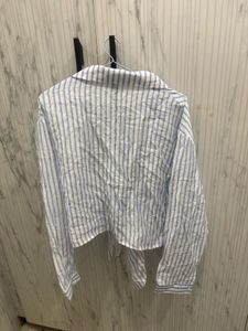 crop sparkle shirt