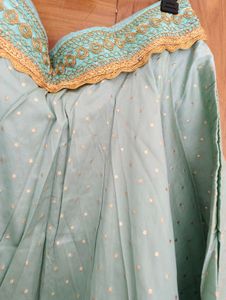 Beautiful Light Blue Ethnic Skirt