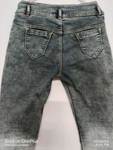 Acid Wash Denim Jeans