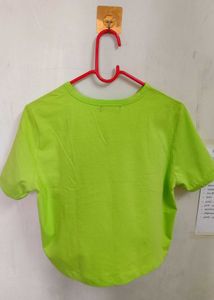 Lime Green Graphic T-Shirt