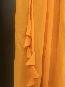 Stunning Yellow Embellished Palazzo Set