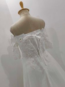 Elegant Off-Shoulder gown