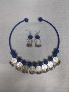 Bohemian Coin Necklace &amp; Earrings Set