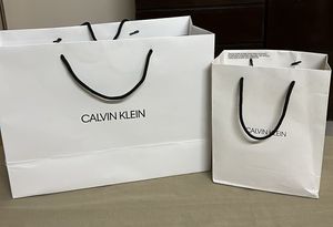 Calvin Klein paper shopping Bags (Small /large)