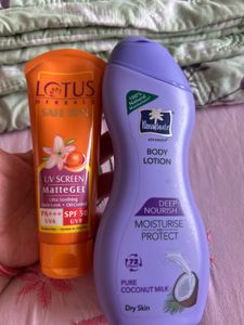 Lotus Herbals Safe Sun & Parachute Body Lotion