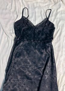 Hollister Black Lace Slip Dress