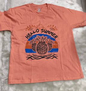 Hello Summer Graphic Tee For Boys