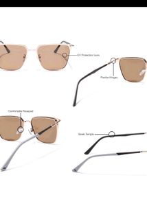 Stylish Gold Frame Sunglasses