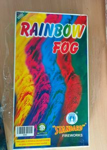 Rainbow Fog For Photoshoot Or Crackers