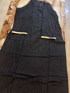 Black woolen kurta