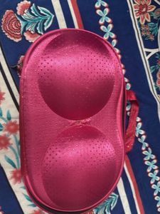 Pink Bra Travel Case