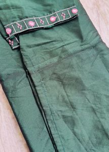 Elegant Green Embroidered Kurta