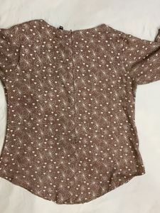 Cute Floral Print Top