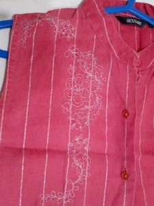Stylish Red Jacket Cum Shirt