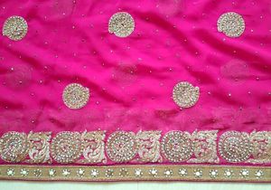 New stunning hot pink saree 🌸