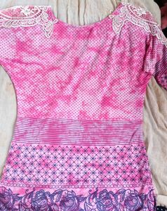 Pink One piece (short dress)