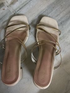 Step On Style Cream Sandals