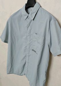 Men's Light Blue Short Sleeve Shirt