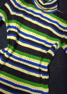 Striped Knit Cardigan