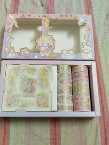 Cute Kawaii Sticker & Washi Tape Set