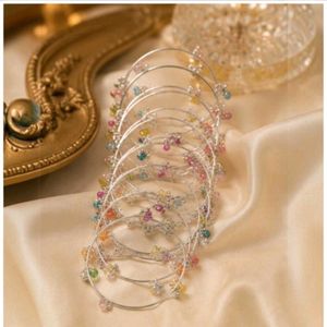 Charming Beaded Bangle Set of 8