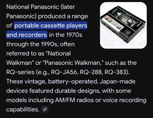vintage stereo cassette player walkman(+free🎁