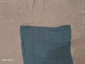 Libas Black Cotton Kurti with Mirror Work |