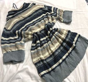 🎉Buy1 Get1 Free🎉Striped Knit Sweater L