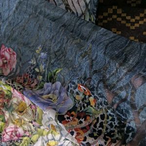 Vibrant 🅰️ big size Floral Print Kurta