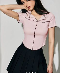 Savana Cute Pink Cropped Top