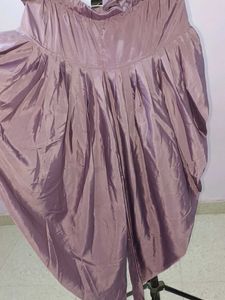Silk Embroidered Kurti Set With Dupatta