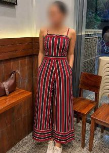Striped Jumpsuit