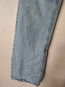 Light Wash Blue Wide Leg Jeans