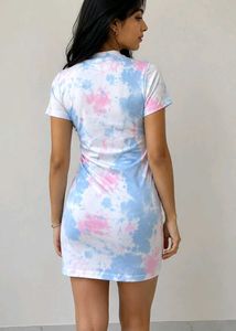 Tie-Dye Mini Dress