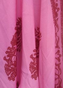 Pink Printed Dupatta