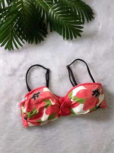 Very Beautiful Rose Applique Floral Bra