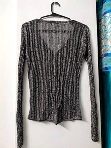 Women's Long Sleeve Button-Up Cardigan