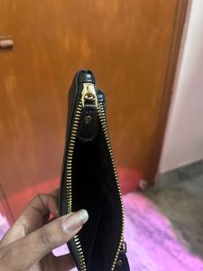 Stylish Black Wallet with Studs