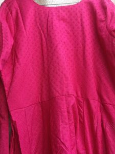 Elegant Pink Ethnic Gown perfect for L/XL
