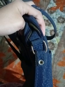 Heavy Storage Blue Hand Bag