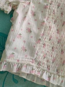 Imported Floral Puff Sleeve Top
