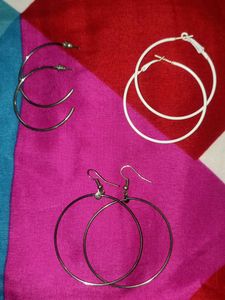 Large Hoop Earrings Combo 3