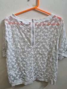 White Lace Top